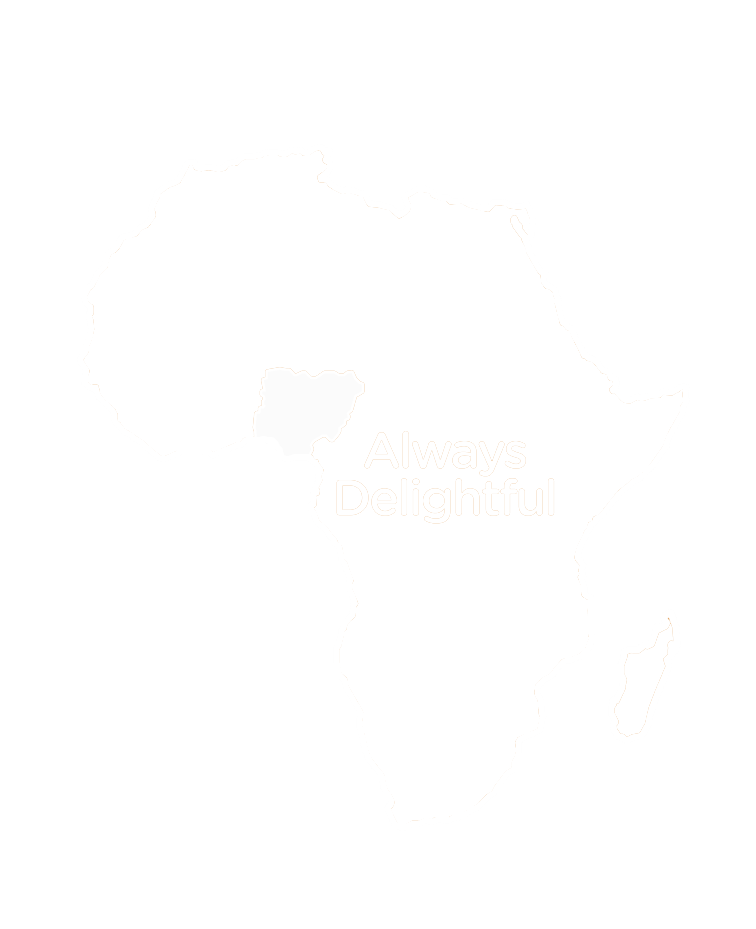 Map of Nigeria with Delightful Snacks